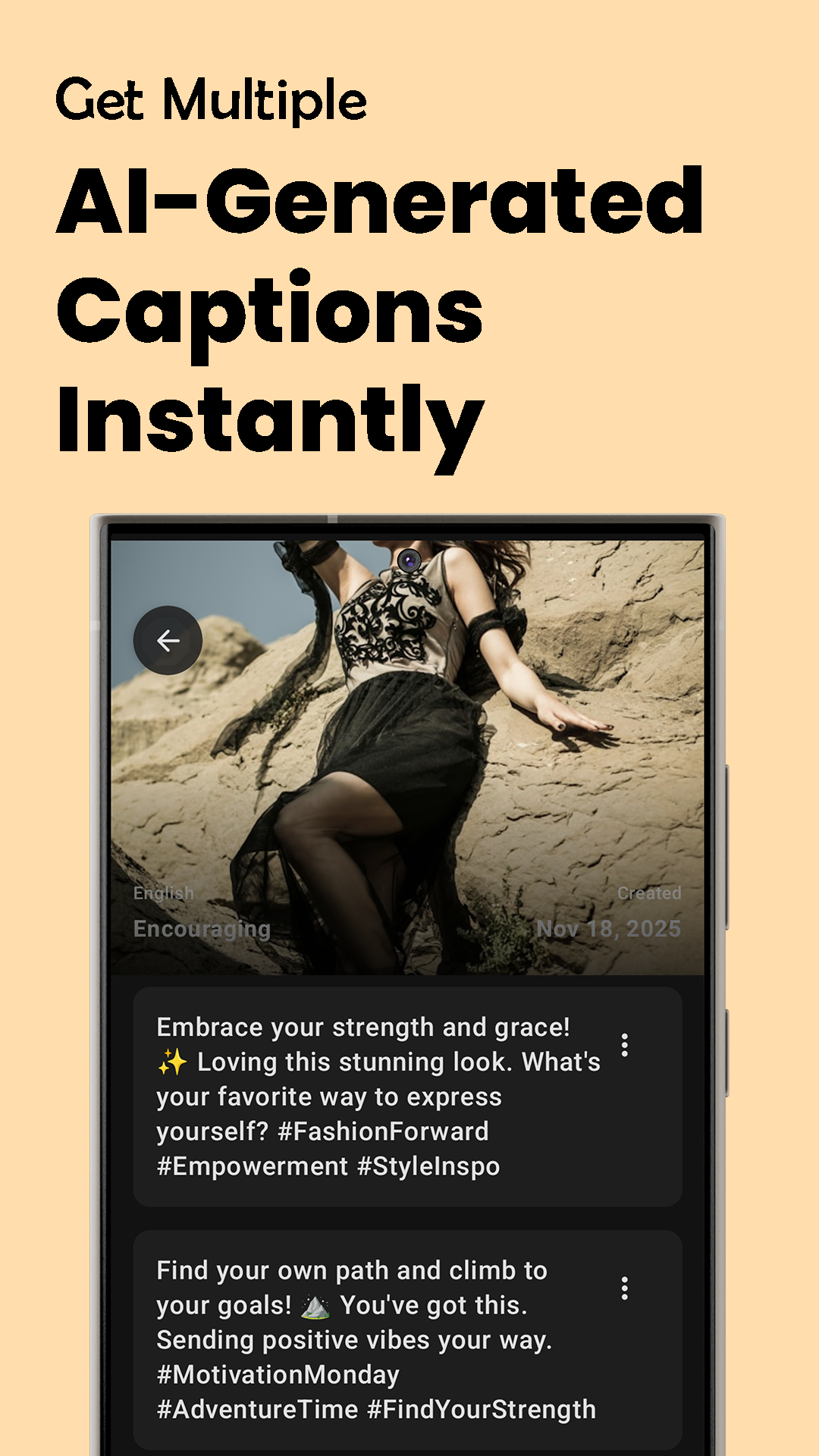 InstaCaption Screenshot